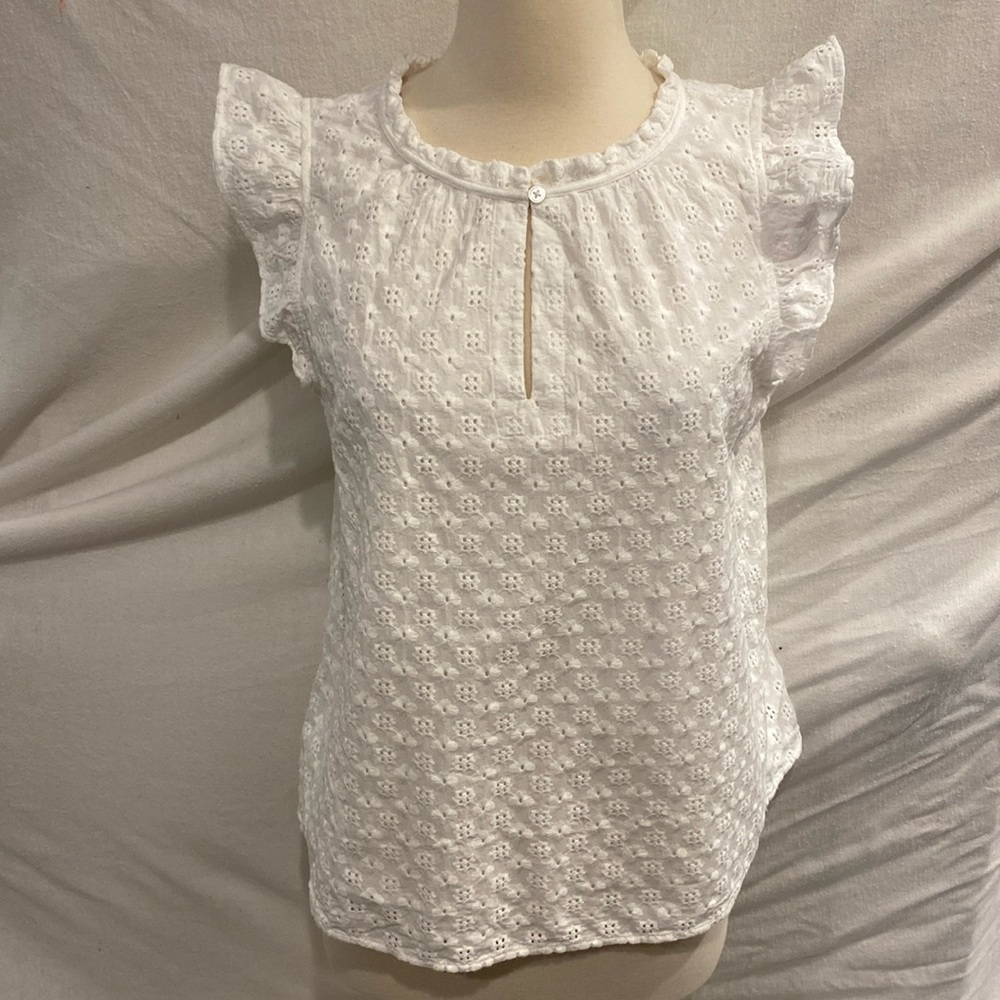 Ann Taylor Factory eyelet top, NWOT